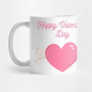 Happy Valentine's Day | Flying Heart Mug